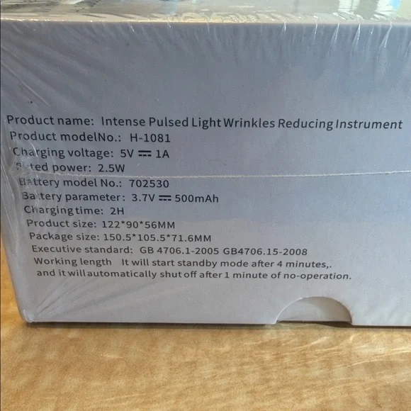 H-1081 Intense Pulsed Light Wrinkle Reducing Instrument - White - Picture 3 of 3